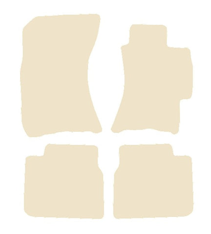 Subaru Legacy 2004-2009 Beige Luxury Velour Tailored Car Mats NV HITECH
