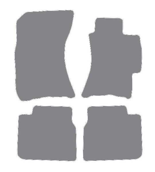Subaru Legacy 2004-2009 Grey Premium Carpet Tailored Car Mats NV HITECH