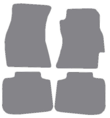 Subaru Legacy 2009-2014 Grey Premium Carpet Tailored Car Mats NV HITECH