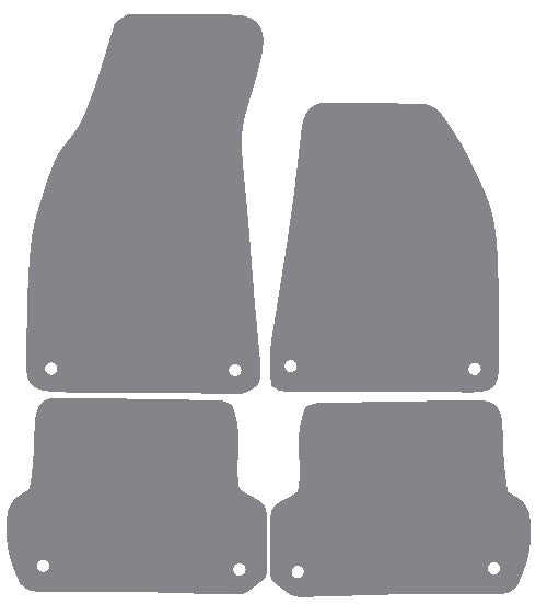 Seat Exeo 2008-2013 Grey Premium Carpet Tailored Car Mats NV HITECH