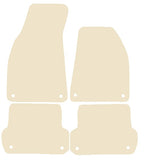 Seat Exeo 2008-2013 Beige Luxury Velour Tailored Car Mats NV HITECH