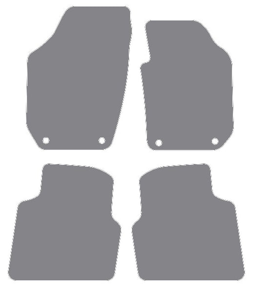 Skoda Roomster 2007-2015 Grey Premium Carpet Tailored Car Mats NV HITECH