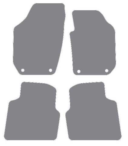 Skoda Roomster 2007-2015 Grey Premium Carpet Tailored Car Mats NV HITECH
