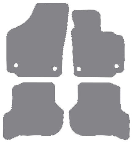 Seat Altea XL 2006-2015 Grey Premium Carpet Tailored Car Mats NV HITECH
