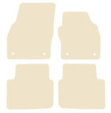 Skoda Scala 2019 onwards Beige Luxury Velour Tailored Car Mats NV HITECH