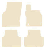 Seat Leon Mk4 2020 onwards Beige Luxury Velour Tailored Car Mats NV HITECH