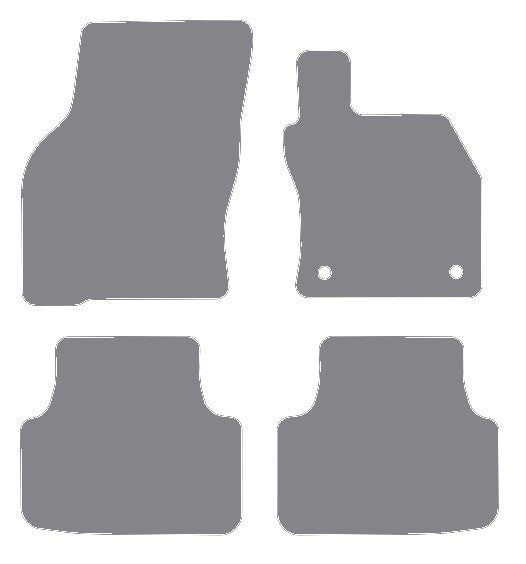 Seat Leon Mk4 2020 onwards Grey Premium Carpet Tailored Car Mats NV HITECH