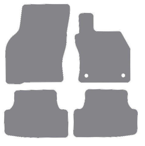 Seat Leon e-Hybrid 2021 onwards Grey Premium Carpet Tailored Car Mats NV HITECH