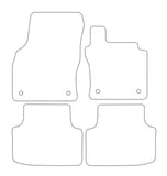Skoda Octavia 4th Generation 2020 onwards Tailored VS Rubber Car Mats