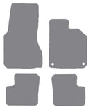 Smartcar PRrPRur (453) 2014 onwards Grey Premium Carpet Tailored Car Mats NV HITECH