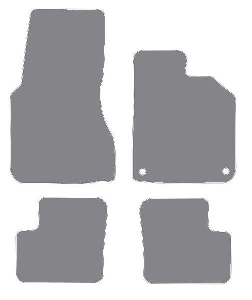 Smartcar PRrPRur (453) 2014 onwards Grey Premium Carpet Tailored Car Mats NV HITECH