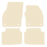 Skoda Kamiq 2019 onwards Beige Luxury Velour Tailored Carpet Car Mats NV HITECH