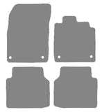 Skoda Enyaq Iv 2020 onwards Grey Premium Carpet Tailored Car Mats NV HITECH