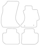 Subaru XV 2012-2017 Tailored VS TPE Rubber Car Mats