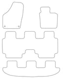 Seat Alhambra 7 Seater 2010-2020 Tailored VS Rubber Car Mats