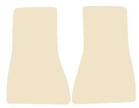 TVR 3000 S 1986-1994 Beige Luxury Velour Tailored Car Mats NV HITECH