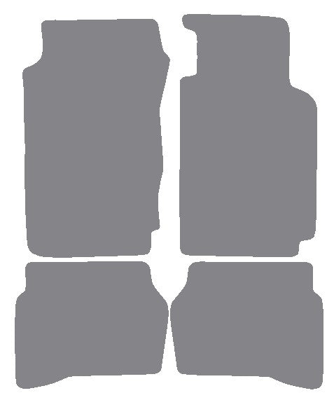 Toyota Corolla 1987-1992 Grey Premium Carpet Tailored Car Mats NV HITECH