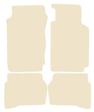 Toyota Corolla 1987-1992 Beige Luxury Velour Tailored Car Mats NV HITECH