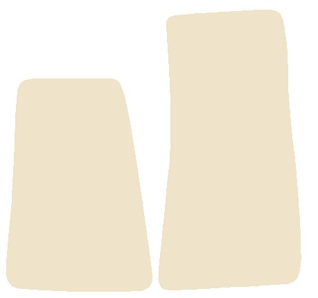 TVR Griffith 1994-2000 Beige Luxury Velour Tailored Car Mats NV HITECH