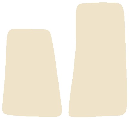 TVR Chimaera 1994-2004 Beige Luxury Velour Tailored Car Mats NV HITECH