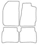 Toyota Celica GT (Flip Up Lights) 1985-1994 Tailored VS Rubber Car Mats