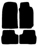 Toyota Supra 1986-1992 Black Premium Carpet Tailored Car Mats NV HITECH