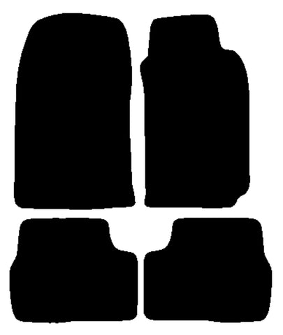 Toyota Supra 1986-1992 Black Tailored Carpet Car Mats NV HITECH