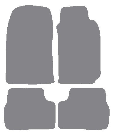 Toyota Supra 1986-1992 Grey Premium Carpet Tailored Car Mats NV HITECH