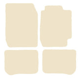 Toyota Corolla 3dr 1992-1997 Beige Luxury Velour Tailored Car Mats NV HITECH