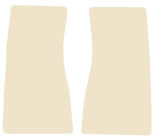TVR 3000M 1972-1979 Beige Luxury Velour Tailored Car Mats NV HITECH