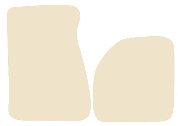 Triumph GT6 / Spitfire 1962-1981 Beige Luxury Velour Tailored Car Mats NV HITECH