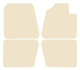 Triumph Herald / Vitesse 1959-1971 Beige Luxury Velour Tailored Car Mats NV HITECH