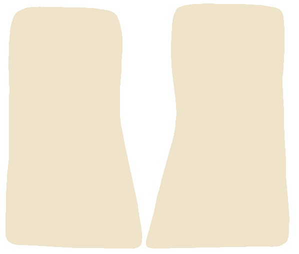 TVR V8S 1991-1994 Beige Luxury Velour Tailored Car Mats NV HITECH