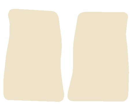 Triumph TR7 1975-1981 Beige Luxury Velour Tailored Car Mats NV HITECH