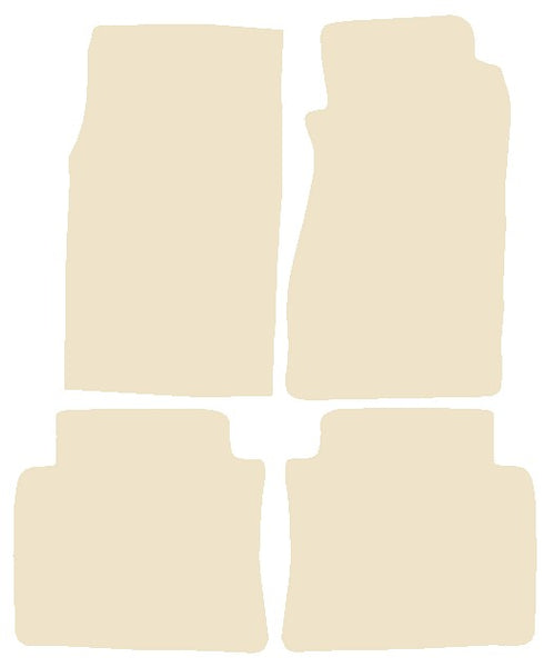 Toyota Supra 1982-1985 Beige Luxury Velour Tailored Car Mats NV HITECH