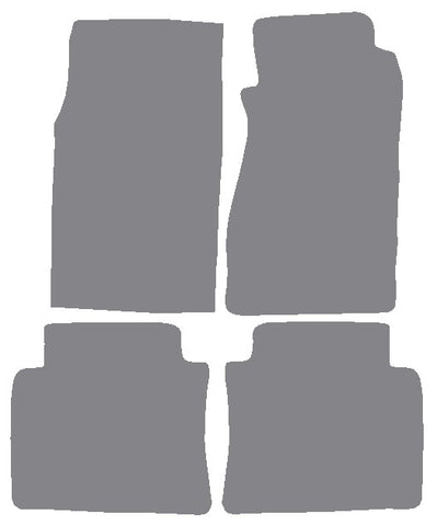 Toyota Supra 1982-1985 Grey Premium Carpet Tailored Car Mats NV HITECH