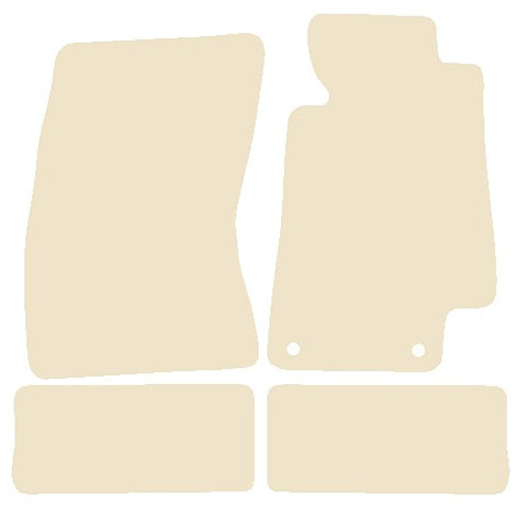Toyota Supra 1993-2000 Beige Luxury Velour Tailored Car Mats NV HITECH