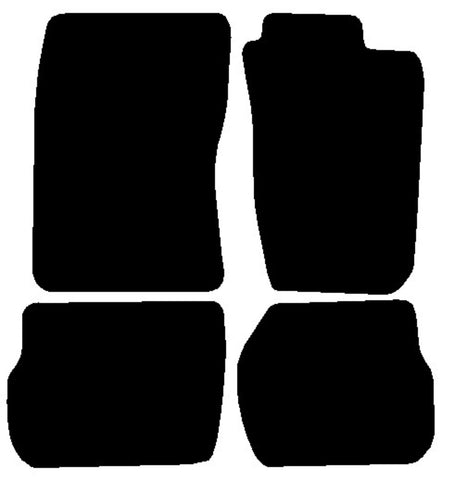 Toyota Celica GT4 4WD (Not Flip-Up Lights) 1994-1999 Black Premium Carpet Tailored Car Mats NV HITECH