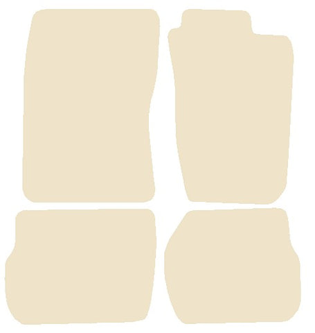Toyota Celica GT4 4WD (Not Flip-Up Lights) 1994-1999 Beige Luxury Velour Tailored Car Mats NV HITECH