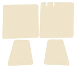Triumph Mayflower 1950-1953 Beige Luxury Velour Tailored Car Mats NV HITECH