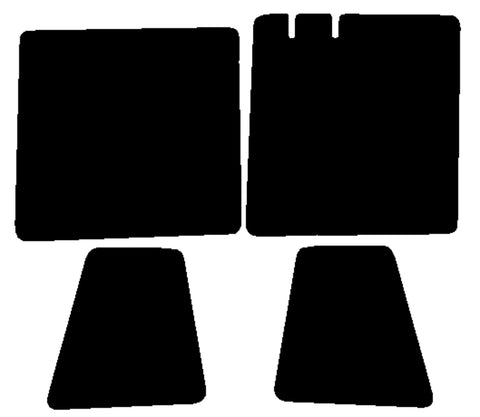 Triumph Mayflower 1950-1953 Black Tailored Carpet Car Mats NV HITECH