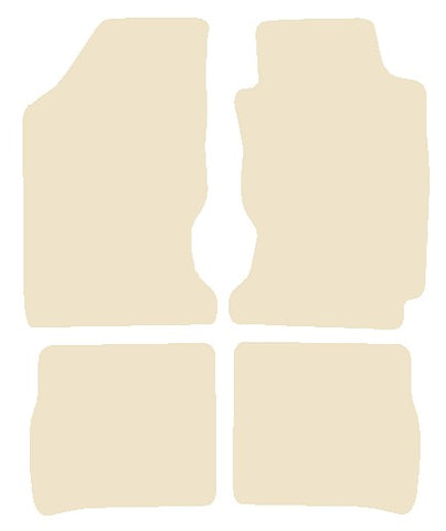 Toyota Carina 2 1988-1992 Beige Luxury Velour Tailored Car Mats NV HITECH