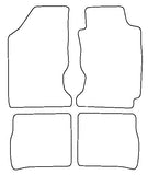 Toyota Carina 2 1988-1992 Tailored VS Rubber Car Mats