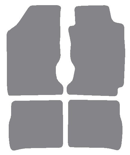 Toyota Carina 2 1988-1992 Grey Premium Carpet Tailored Car Mats NV HITECH