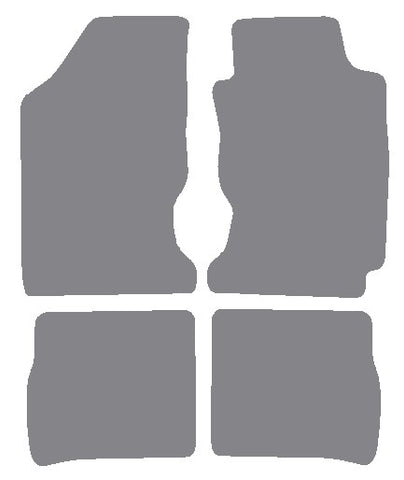 Toyota Carina 2 1988-1992 Grey Premium Carpet Tailored Car Mats NV HITECH