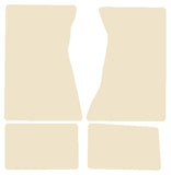 Toyota Celica 1975-1975 Beige Luxury Velour Tailored Car Mats NV HITECH
