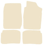 Toyota Corolla 1997-2002 Beige Luxury Velour Tailored Car Mats NV HITECH