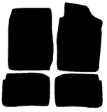 Toyota Corolla 1997-2002 Black Luxury Velour Tailored Car Mats NV HITECH