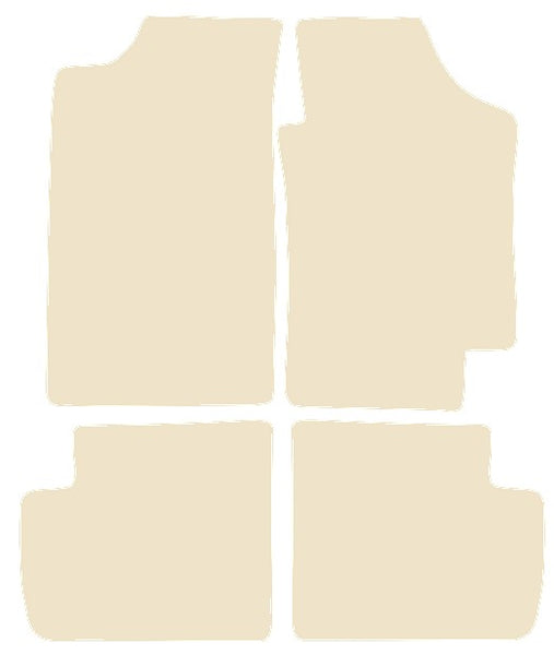 Toyota Avensis 1997-2003 Beige Luxury Velour Tailored Car Mats NV HITECH