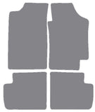 Toyota Avensis 1997-2003 Grey Premium Carpet Tailored Car Mats NV HITECH